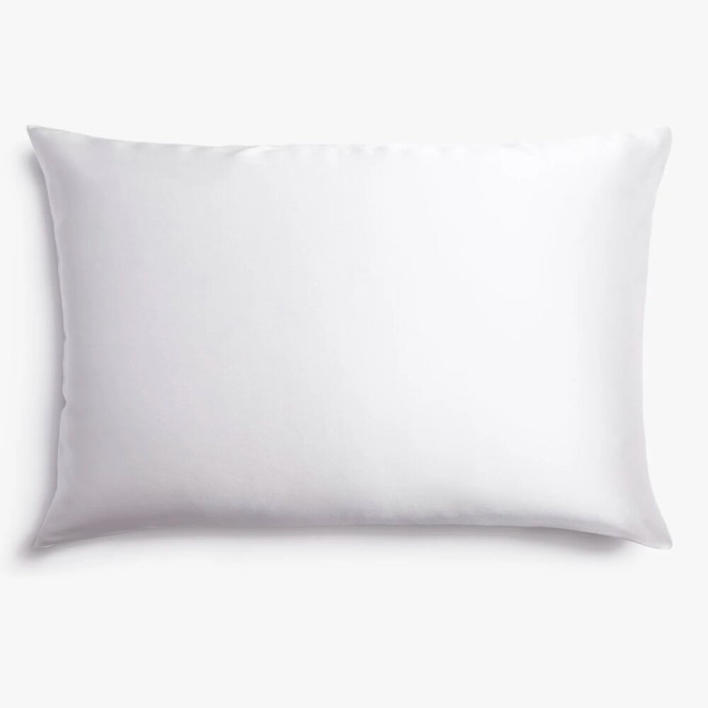 100% Silk Pillowcase (Standard - white )